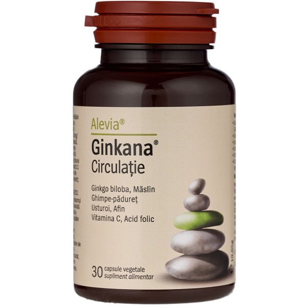 Ginkana Circulație 30 capsule vegetale