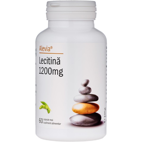 Lecitină 1200 mg 60 capsule moi