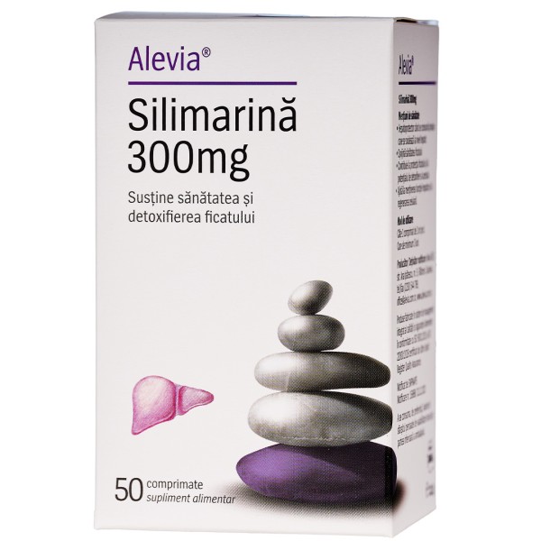 SILIMARINĂ 300 mg – 100 comprimate (50 + 50)