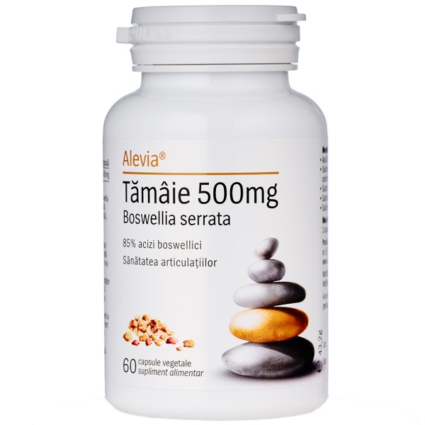 Tămâie 500 mg Boswellia serrata 60 capsule vegetale