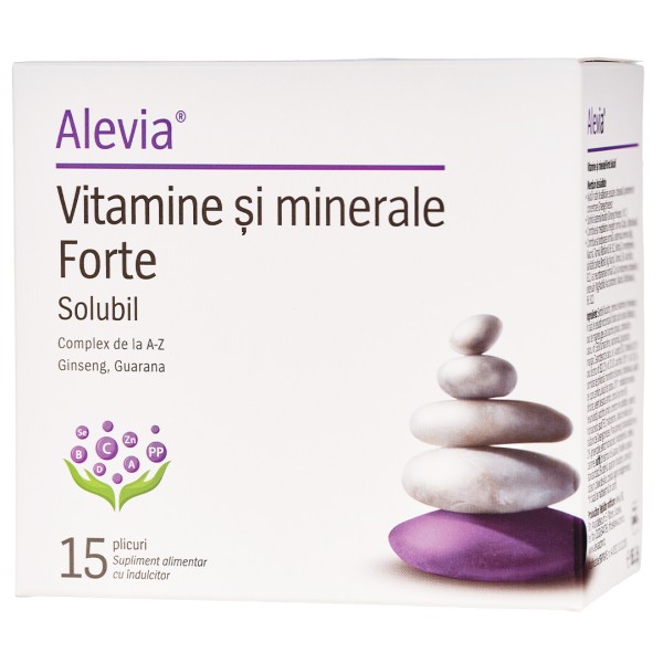 Vitamine și Minerale Forte Solubil 15 plicuri