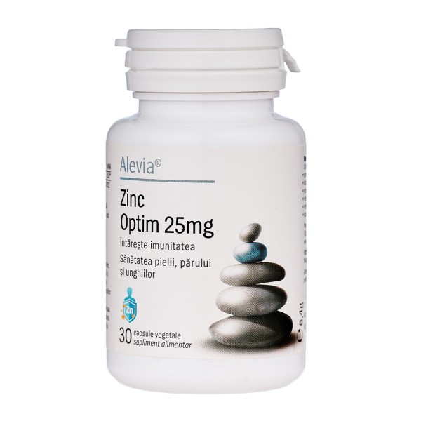 Zinc Optim 25 mg 30 capsule vegetale