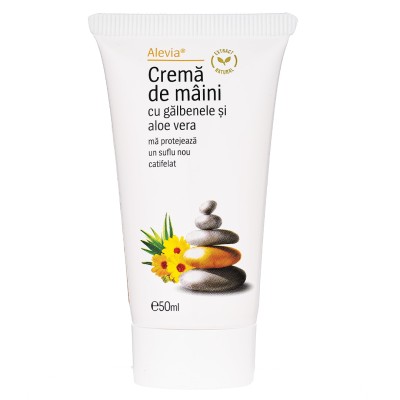 Cremă de mâini cu Gălbenele și Aloe Vera 50 ml