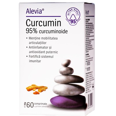 Curcumin 95% Curcuminoide 60 + 60 comprimate