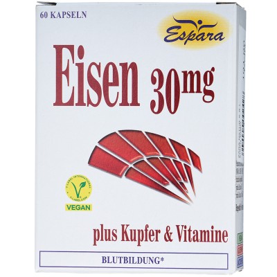 Eisen 30 mg 60 capsule