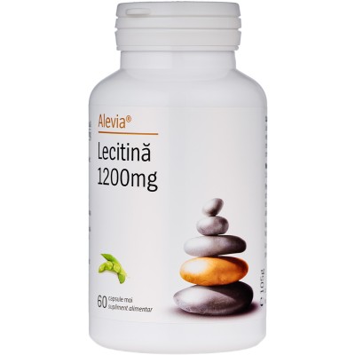 Lecitină 1200 mg 60 capsule moi