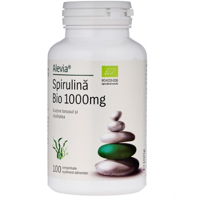 Spirulină Bio 1000 mg 100 comprimate