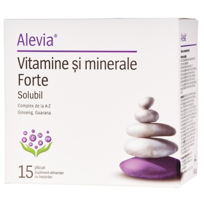 Vitamine și Minerale Forte Solubil 15 plicuri